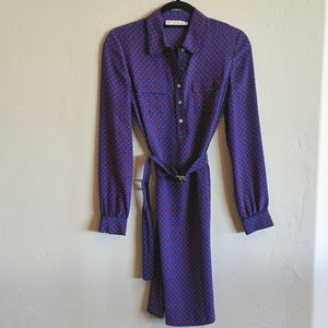 Tory Burch Long-Sleeved Silk Dress Size 0